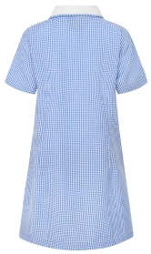 Gingham Summer Dress Blue