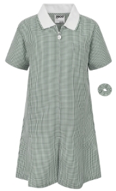 Gingham Summer Dress Green